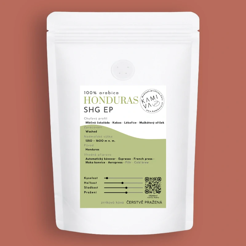 Honduras SHG EP 250g (100g, 500g, 1000g, dóza 300g)