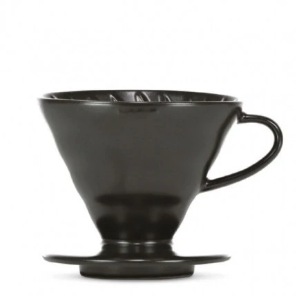 Hario dripper V60-02 keramický (VDC-02-MB-BB) - matná černá