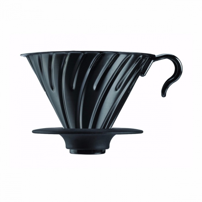 Dripper Hario V60-02  VDM-02MB, černý nerez 