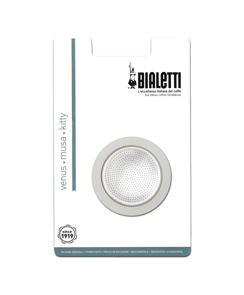 1 těsnění + 1 sítko Bialetti nerezová 4
