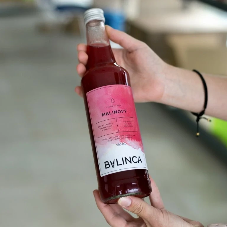 Ovocný sirup: Malinový 500ml
