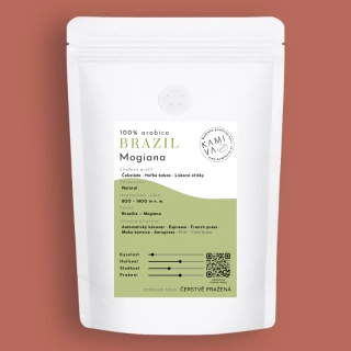 Brazil Mogiana 250 g (100g, 500g, 1000g, dóza 300g)